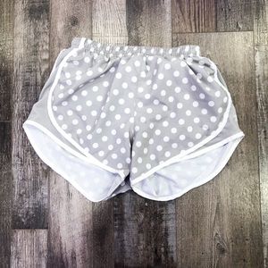 VARSITY POLKA DOT SHORTS